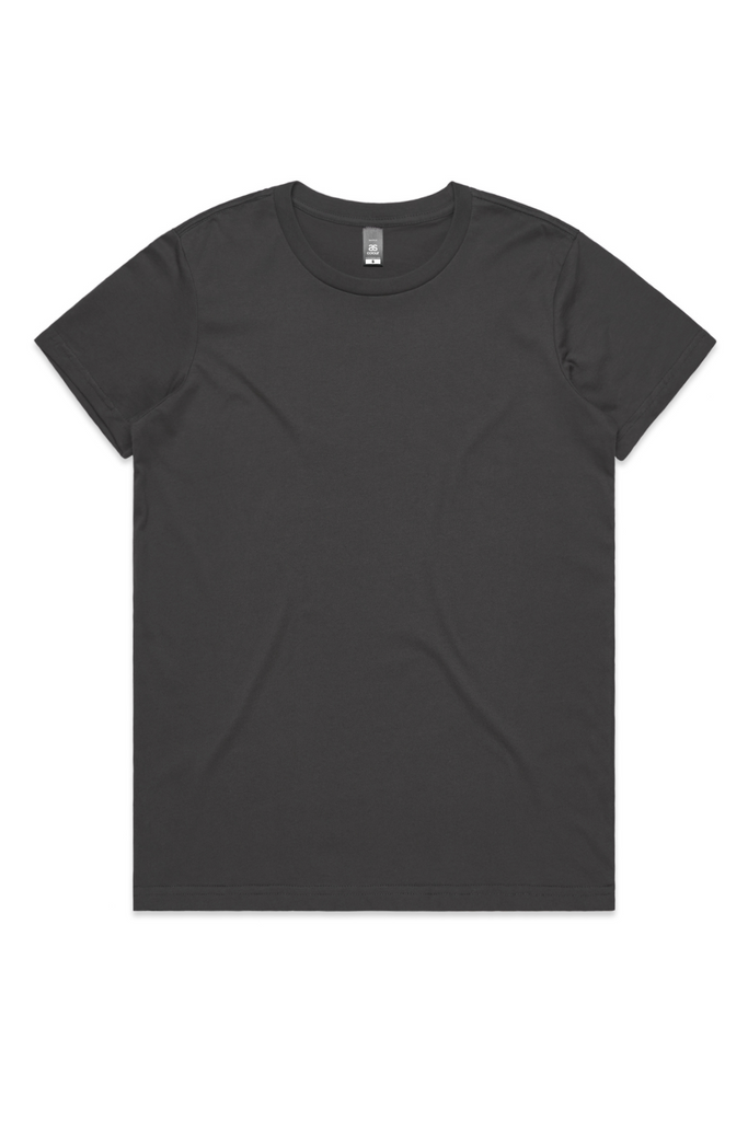 Women's MAPLE TEE- Charcoal - Ace Chef Apparels