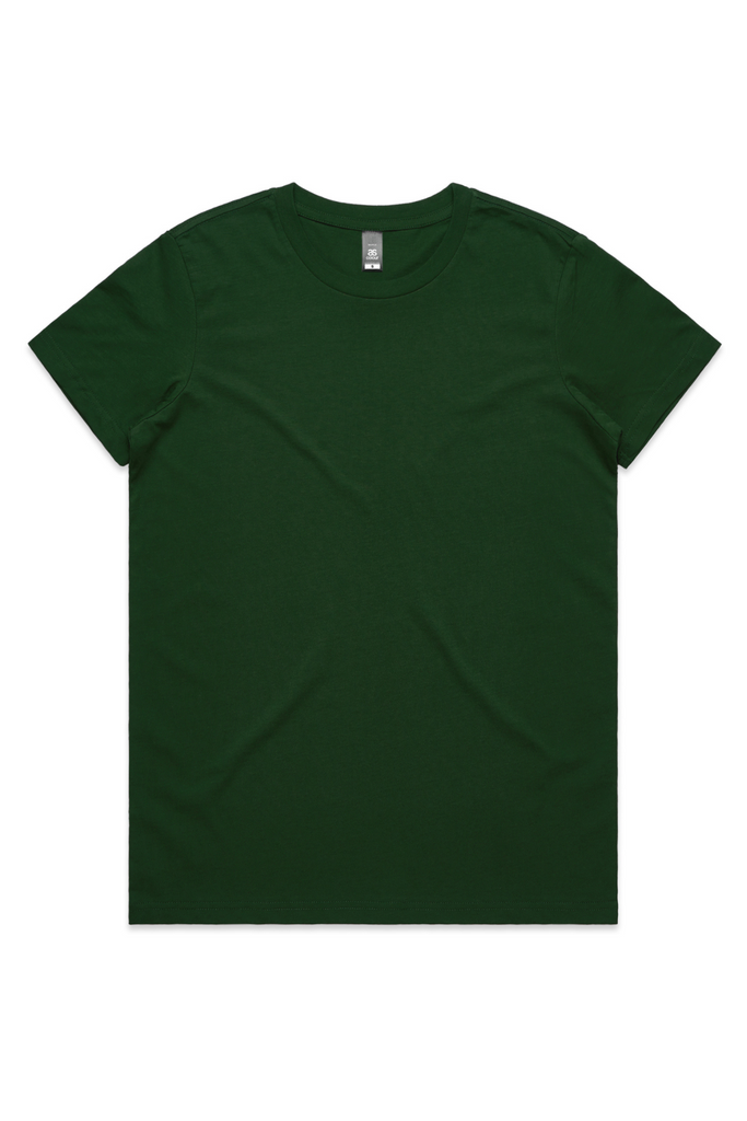 Women's MAPLE TEE- Forest Green - Ace Chef Apparels