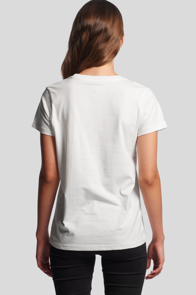 Women's MAPLE TEE- White - Ace Chef Apparels