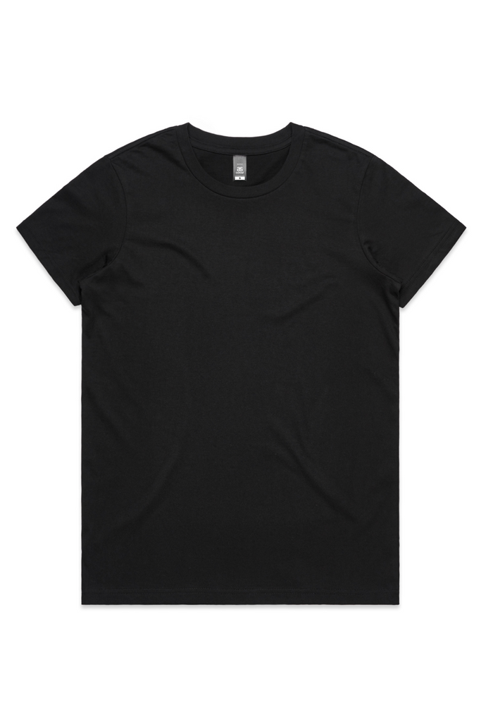 Women's MAPLE TEE- Black - Ace Chef Apparels