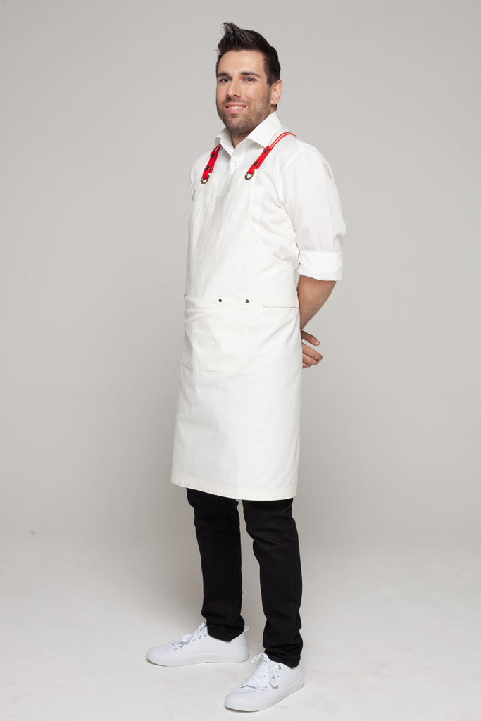 BONDI Denim ivory / Red dual tone - Ace Chef Apparels