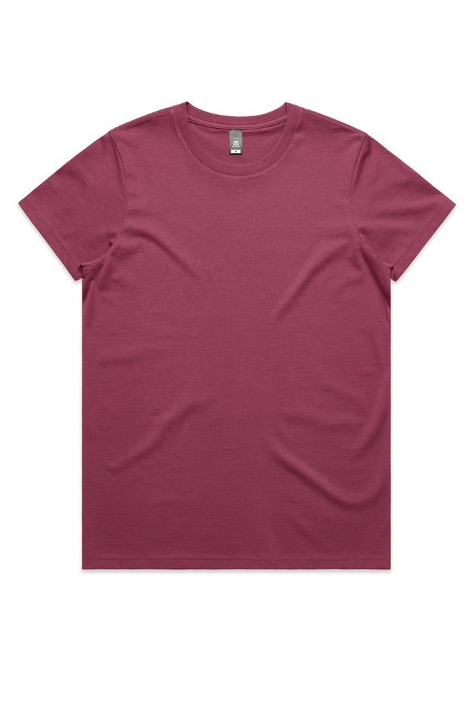 Women's MAPLE TEE- Berry - Ace Chef Apparels