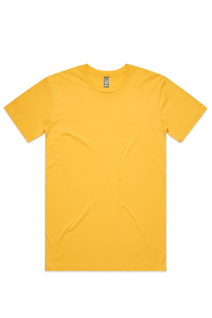 MENS STAPLE TEE-Yellow - Ace Chef Apparels