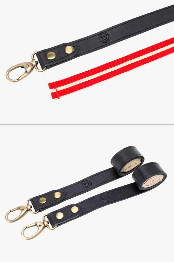 BONDI Steel grey  / Black leather with red dual tone - Ace Chef Apparels