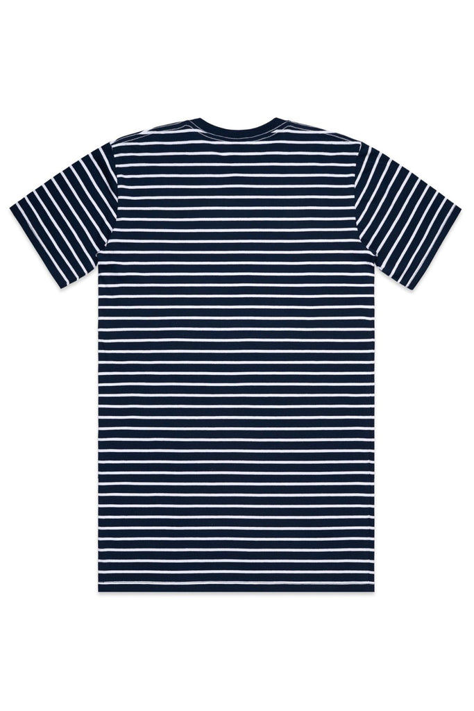 Men's staple stripe tee- Navy/White - Ace Chef Apparels