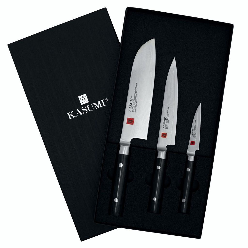 Kasumi 3 Piece Santoku Set - Ace Chef Apparels