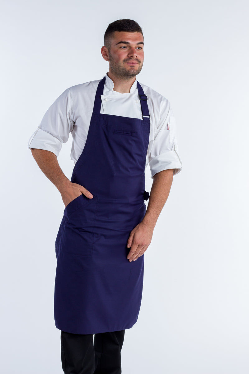 Strapless Navy Chef Aprons Press | Ace Chef Apparels