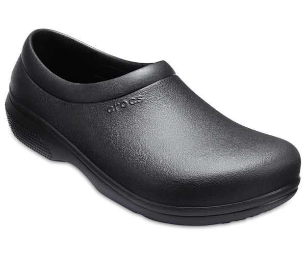 White non slip online crocs